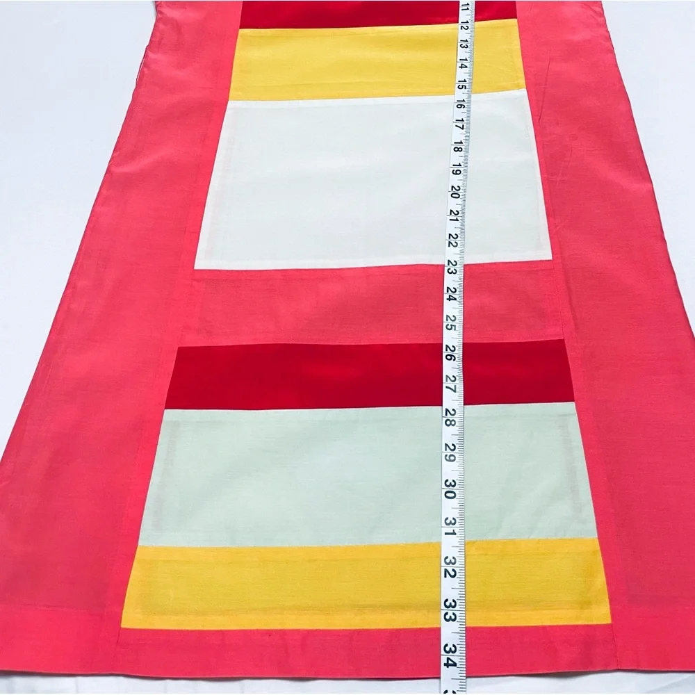 FRANCIS by Christian Francis Roth Silk Color-block Shift Dress - Picture 7 of 9